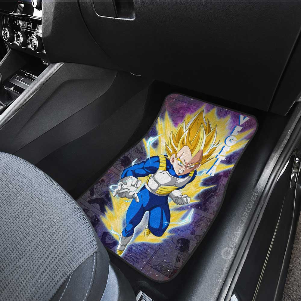 Dragon Ball Car Mats Vegeta SSJ Car Floor Mats Galaxy Style Car Floor Mats