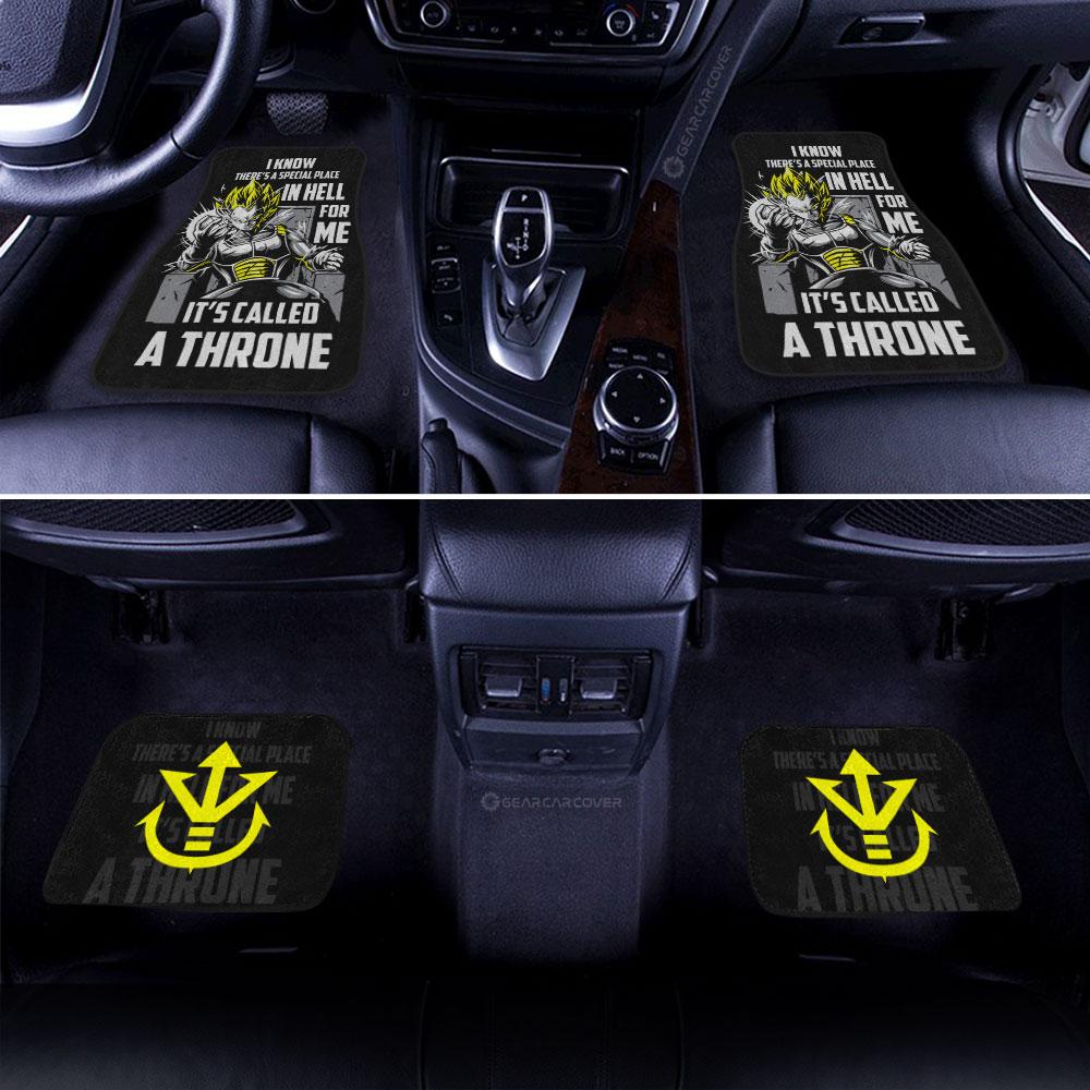 Dragon Ball Car Mats Vegeta's Throne Essential Car Floor Mats Gift For Dragon Ball Anime Fans Car Floor Mats