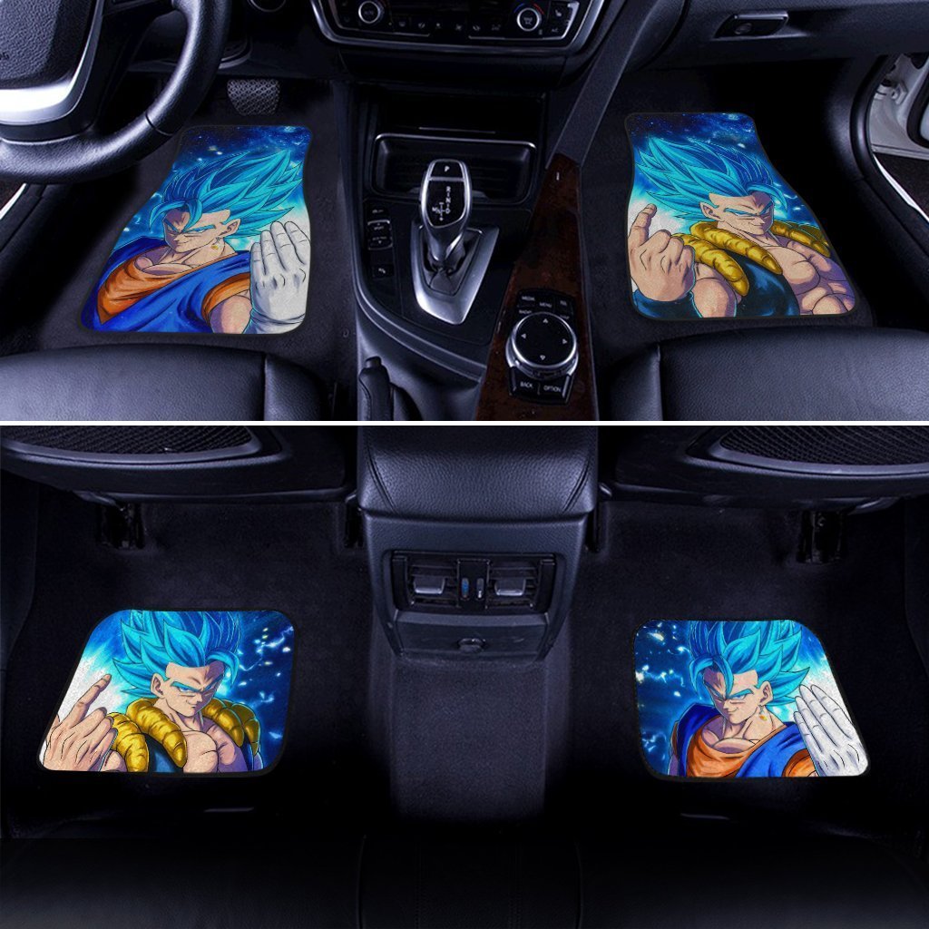 Dragon Ball Car Mats Vegito and Gogeta Car Floor Mats Anime DBS Car Floor Mats