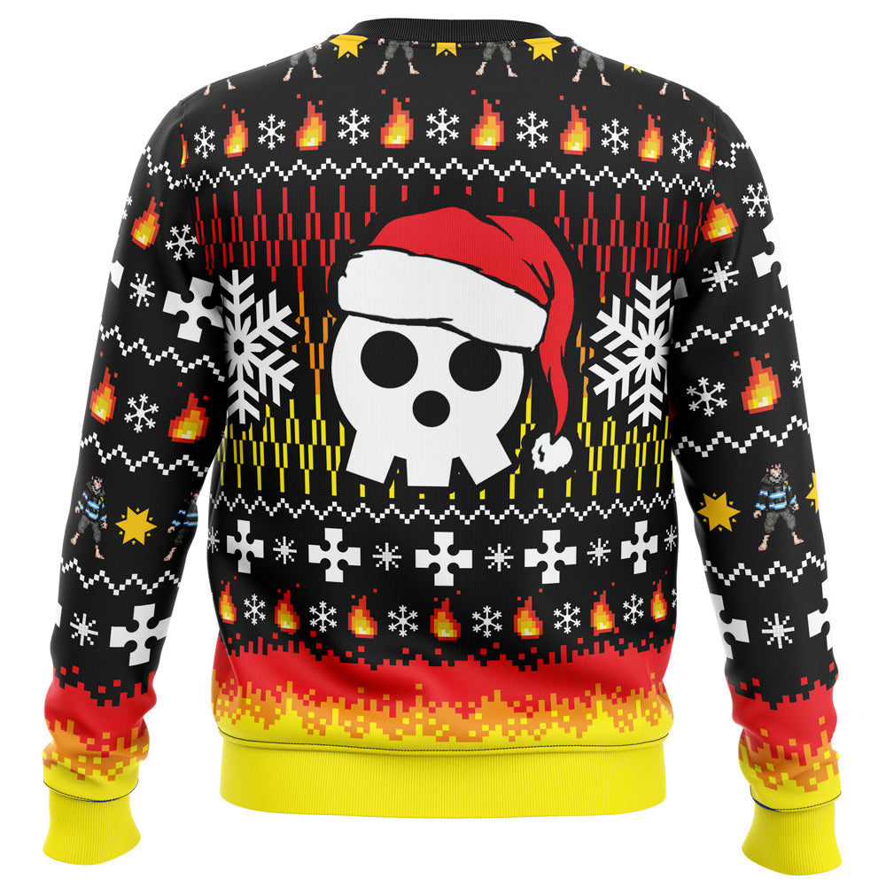 We Didn't Start the Fire this Christmas Fire Force Ugly Christmas Sweater