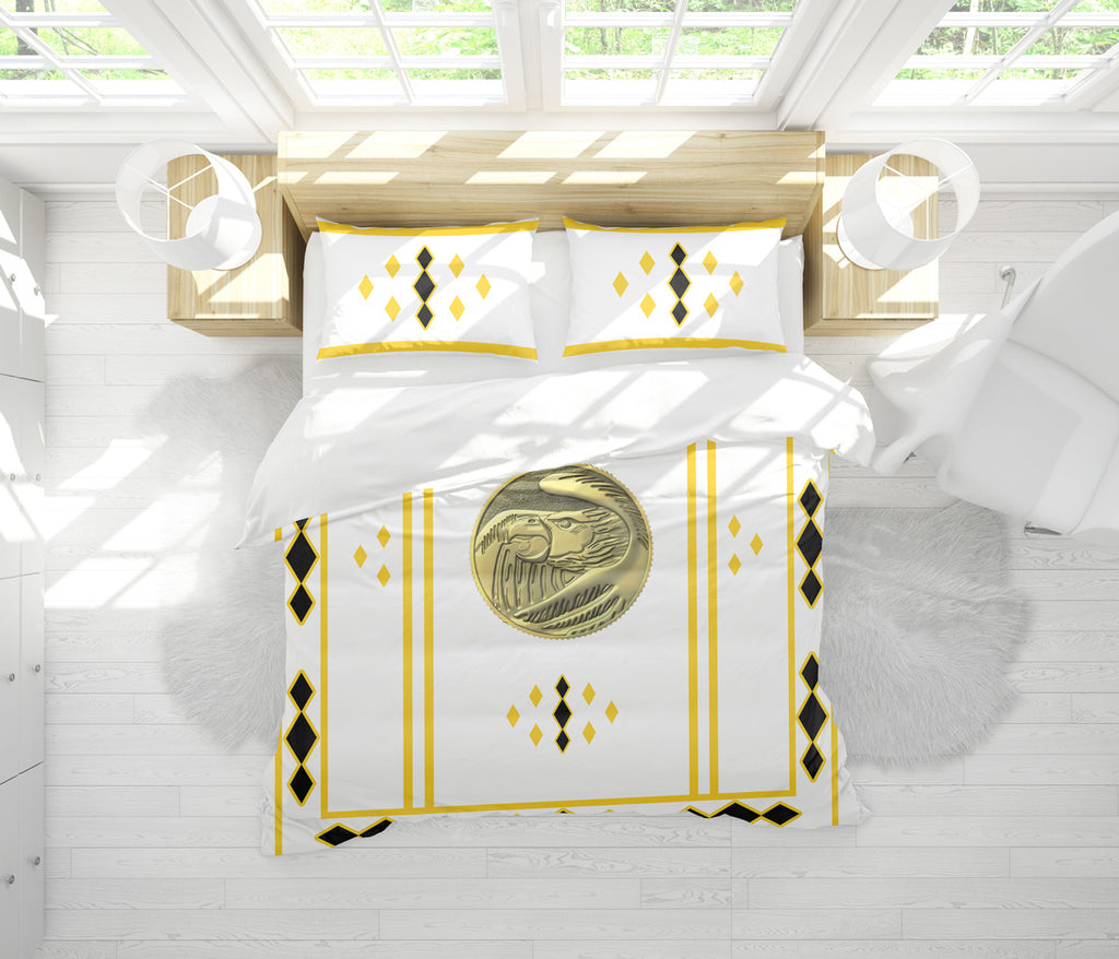White Ranger Ninjetti Rangers Bedding Set