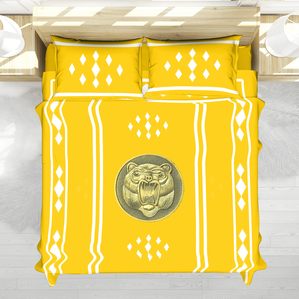 Yellow Ranger Ninjetti Rangers Bedding Set