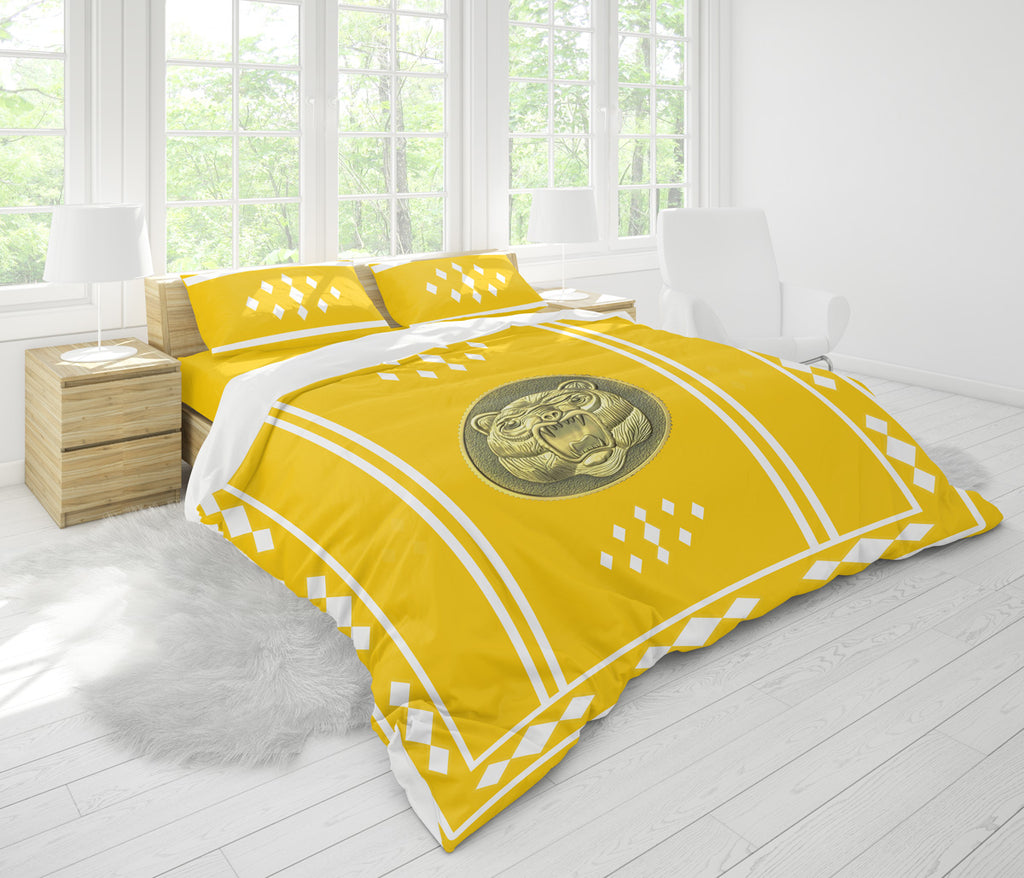 Yellow Ranger Ninjetti Rangers Bedding Set