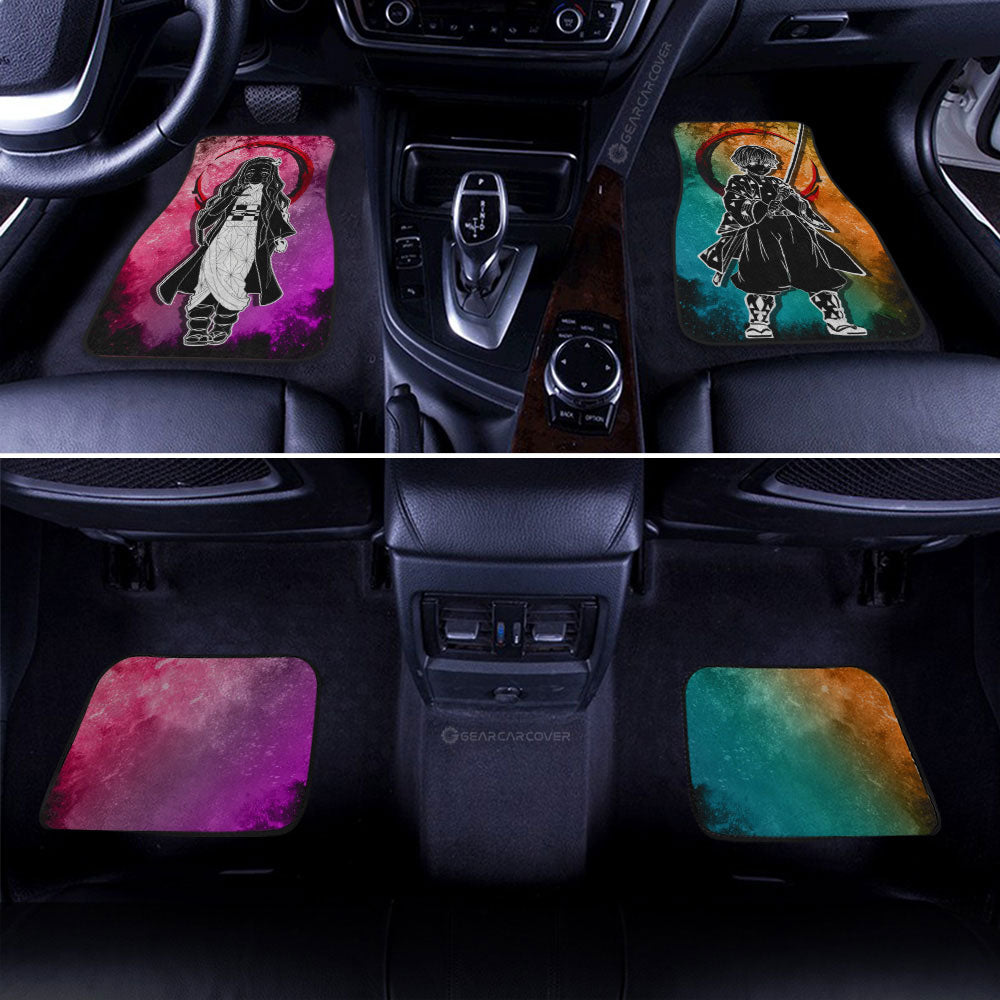 Demon Slayer Car Mats Zenitsu Nezuko Car Floor Mats Demon Slayer Car Floor Mats