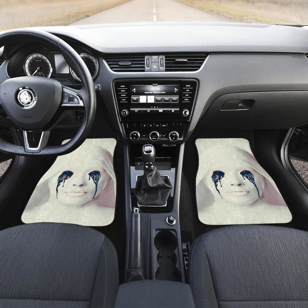 Horror Car Mats Demon Eyes Of White Nun American Horror Story Car Floor Mats