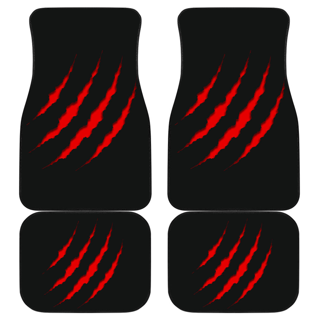 Horror Car Floor Mats Freddy Krueger Horror Flim Car Floor Mats Freddy Krueger Icon Halloween Car Mats