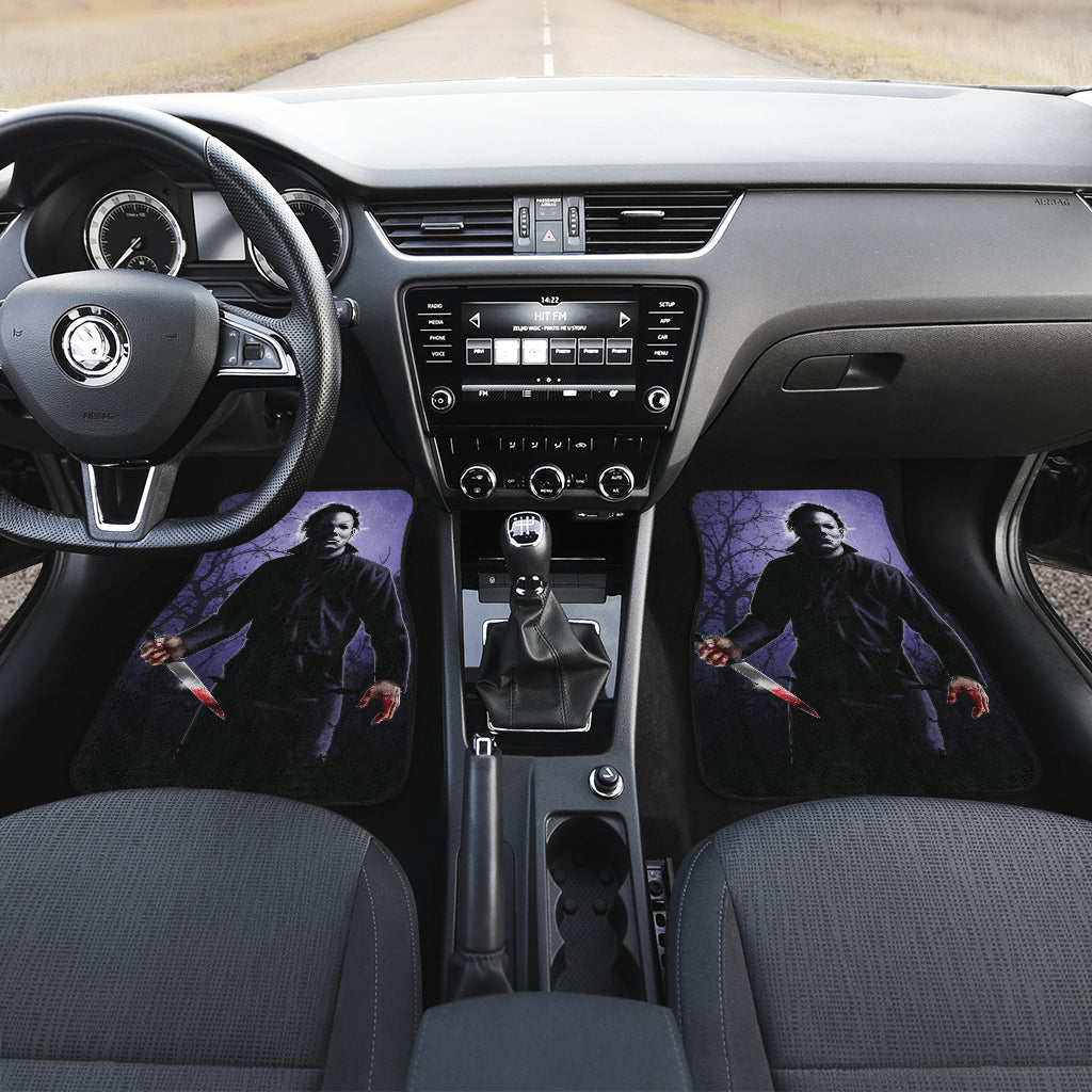 Horror Car Floor Mats Michael Myers Graphic Horror Halloween Car Floor Mats Michael Myers Car Mats