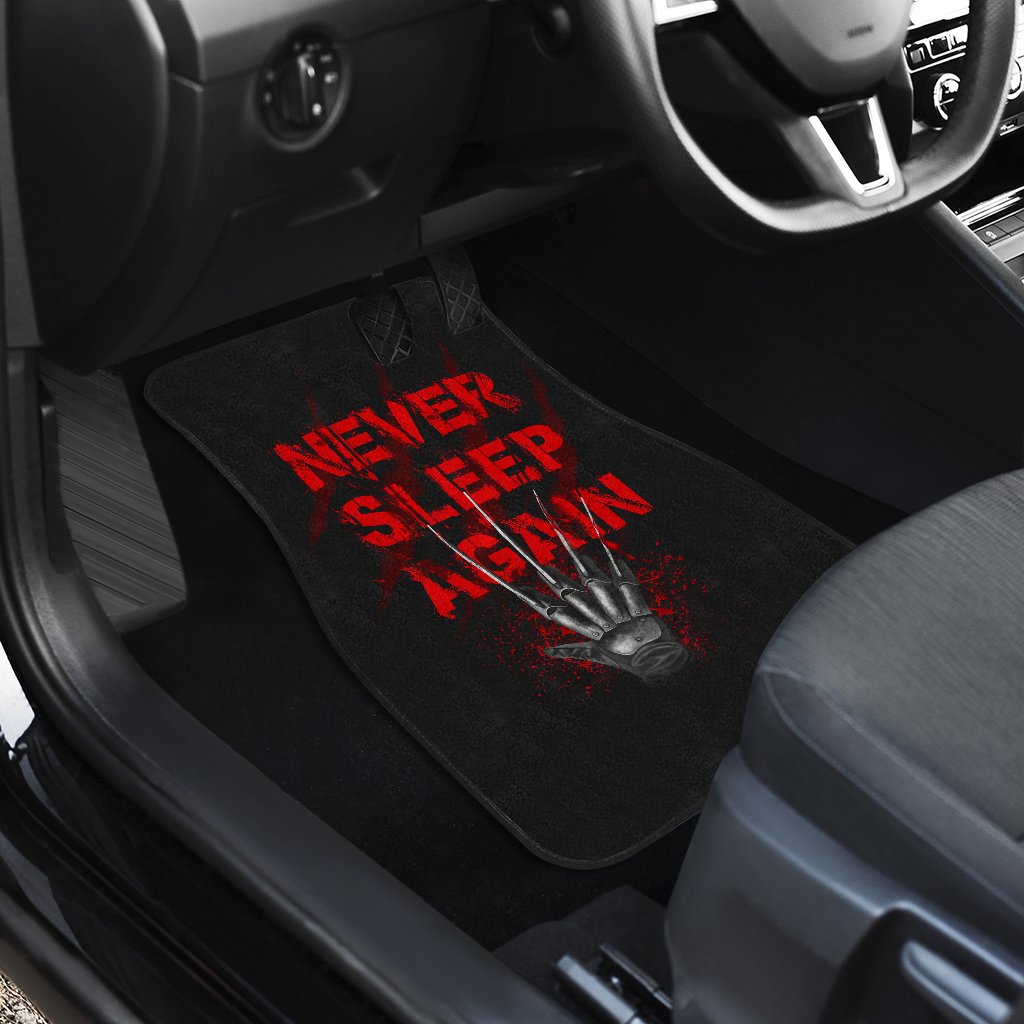 Horror Car Seat Covers Freddy Krueger Glove Never Sleep Again Car Mats