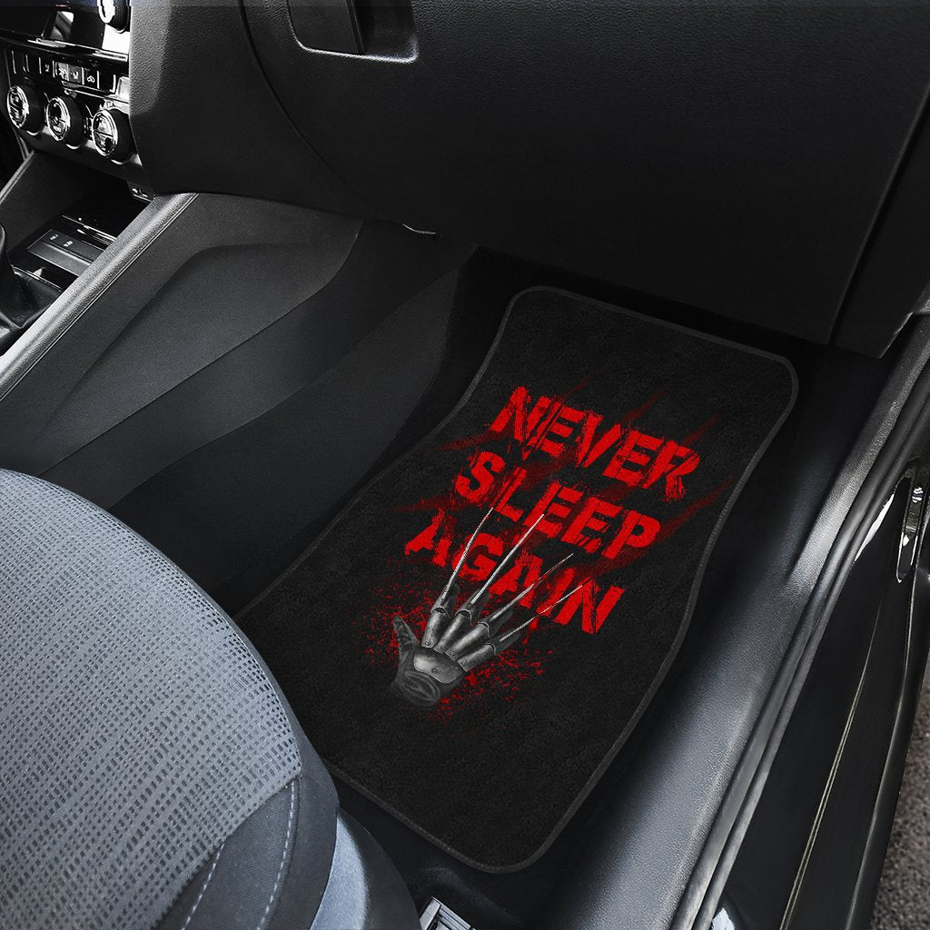 Horror Car Seat Covers Freddy Krueger Glove Never Sleep Again Car Mats