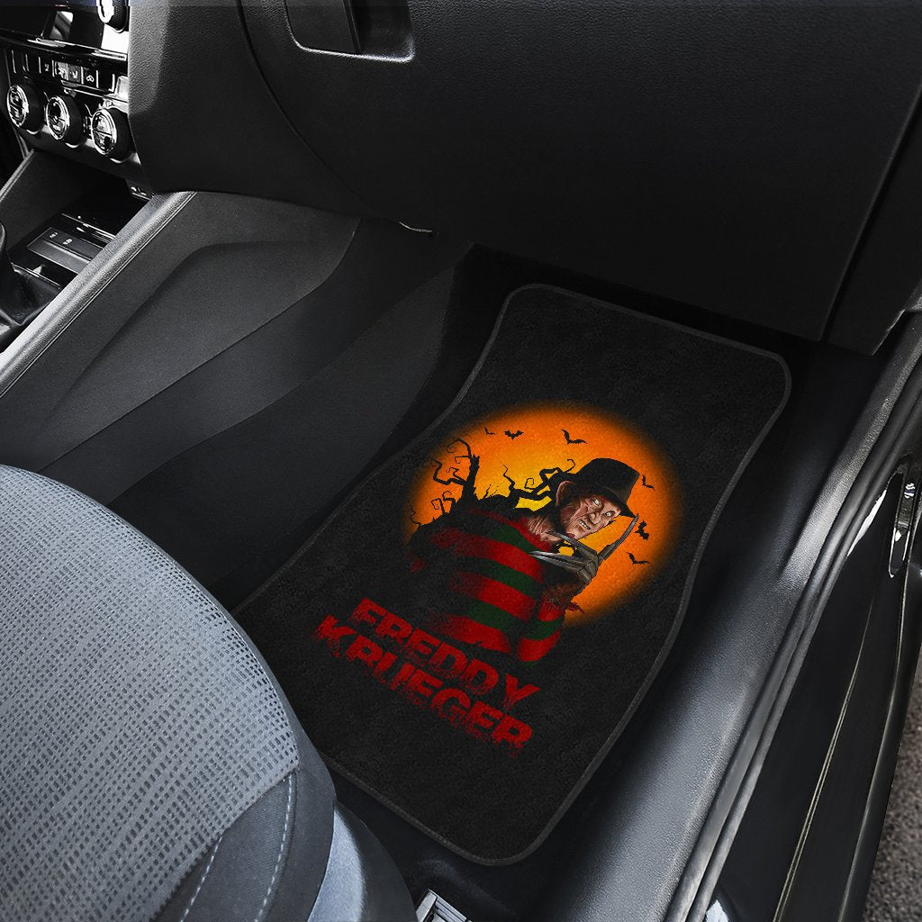 Horror Car Floor Mats Freddy Krueger Halloween Night Car Mats