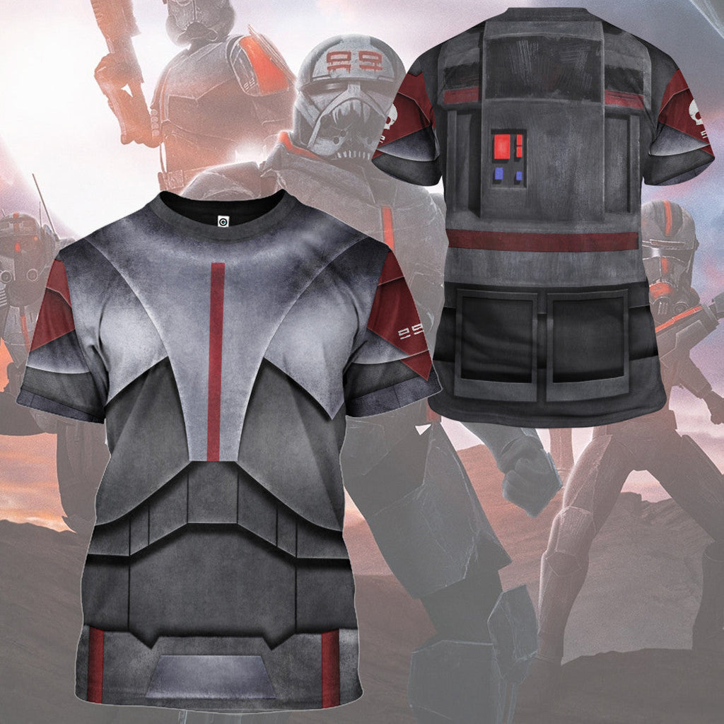 S.W The Bad Batch Armor - Cosplay Costume Hoodie QT308963