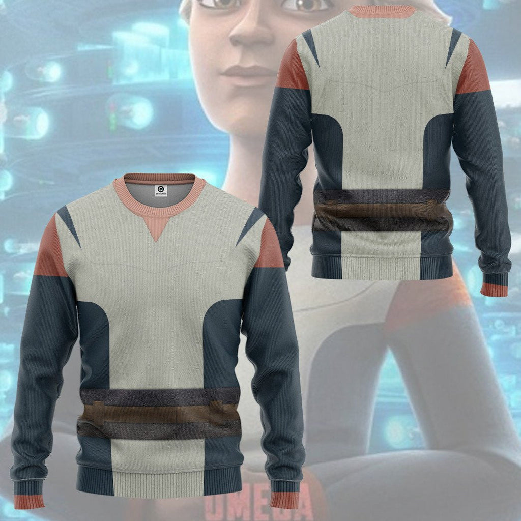 SW The Bad Batch Omega Cosplay Costume - Hoodie