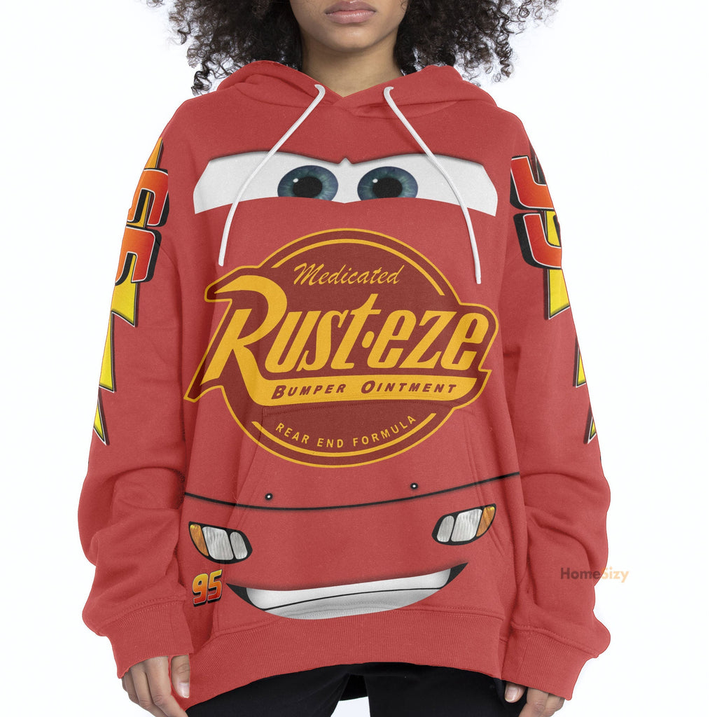 Lightning McQueen Cosplay Costume Hoodie QT207429Hg