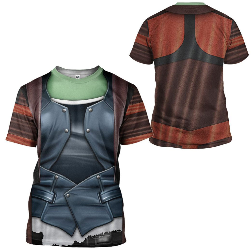 Guardian Of The Galaxy Gamora Cosplay Costume Tshirt Hoodie QT209076Hc