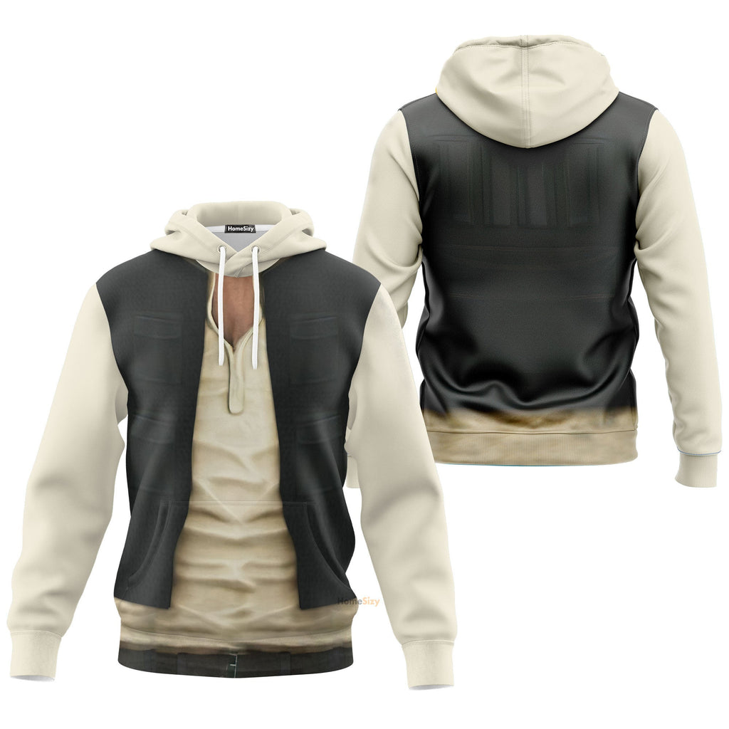 Stwa Han Solo Set Cosplay Costume Hoodie QT207370Tf