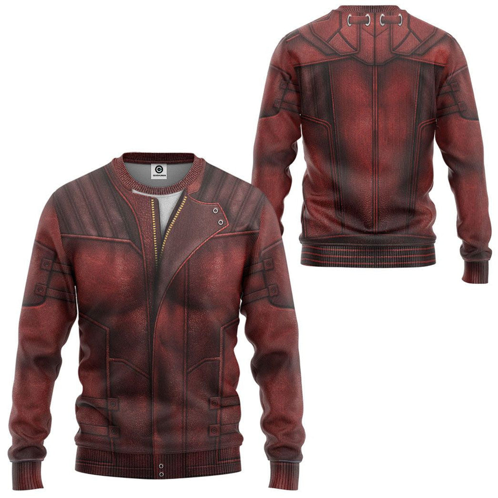 Guardian Of The Galaxy Star Lord - Cosplay Costume Hoodie QT209075