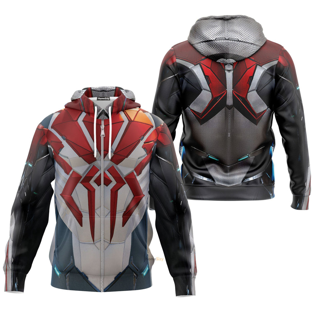 Cosplay Marvel's Spider-man Tshirt Zip Hoodie Sweatshirt Shorts QT205353Hf