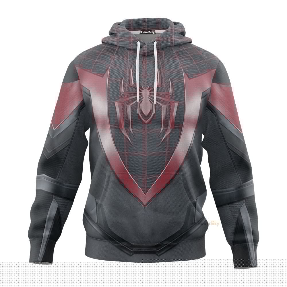 Spiderman Miles Morales Cosplay Costume Tshirt Hoodie QT208414Tf