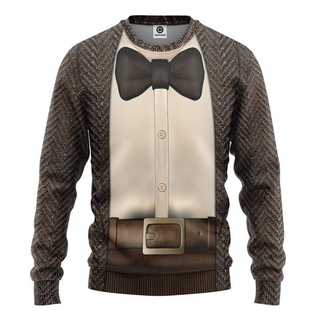  UP Carl Fredricksen Custom Cosplay Costume Tshirt Hoodie QT207257Hf