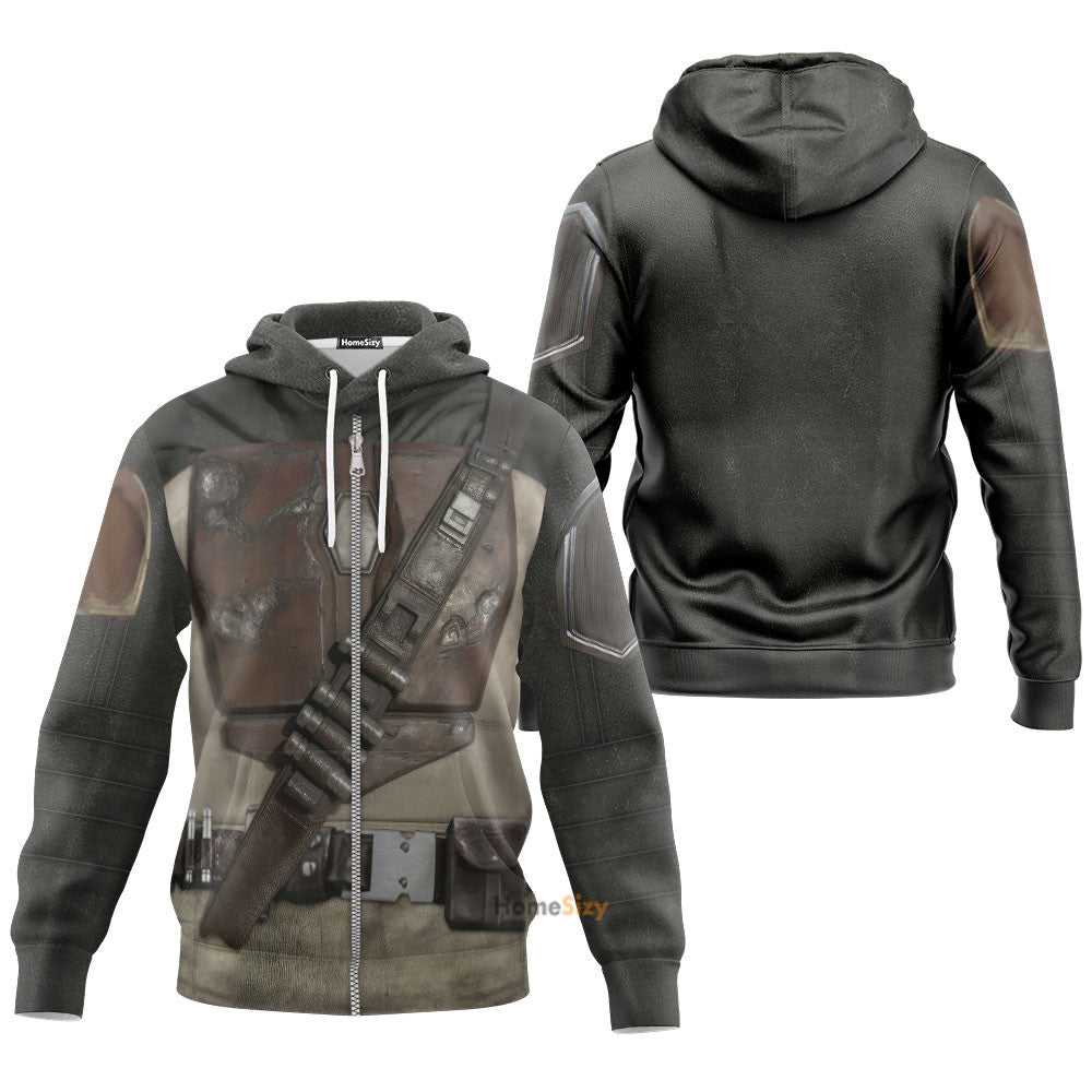 Star War The Mandalorian Custom Cosplay Costume Hoodie QT303315Hf