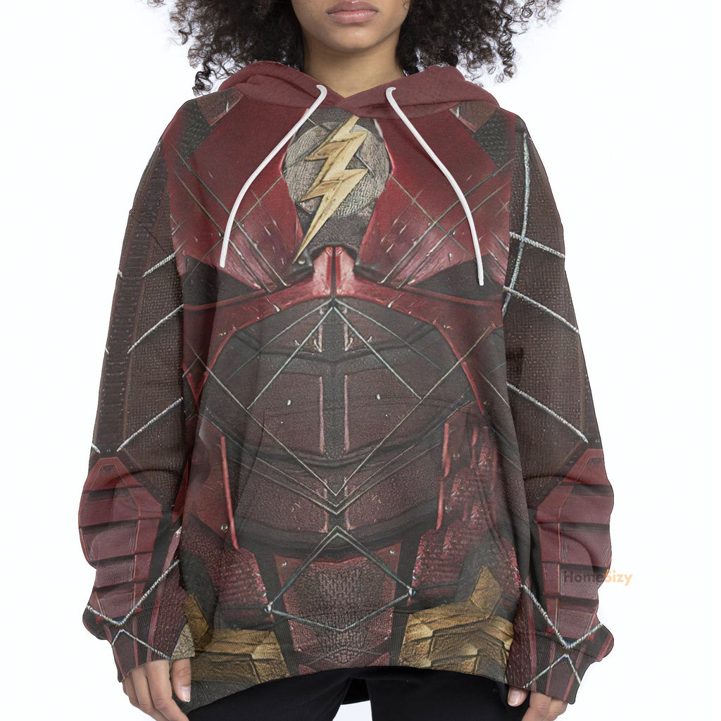 DC The Flash Suit Custom Cosplay Costume Hoodie QT206194Hf