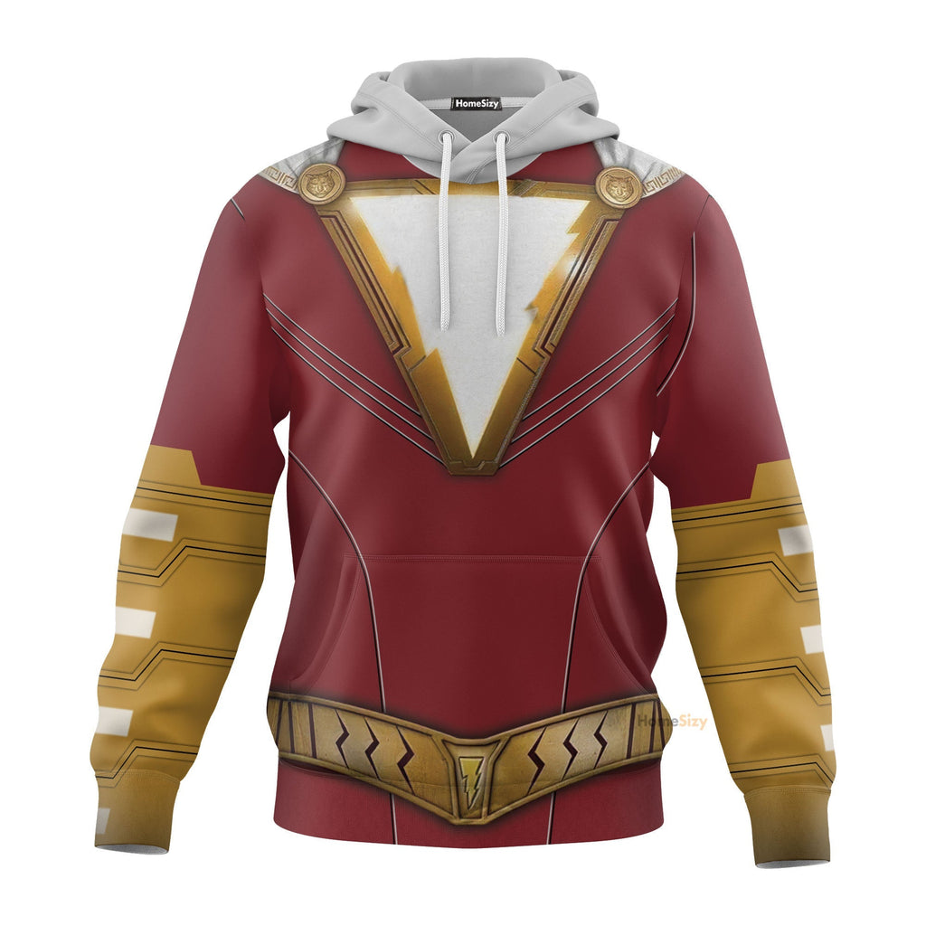 Shazam Custom Cosplay Costume Hoodies QT208266Hf