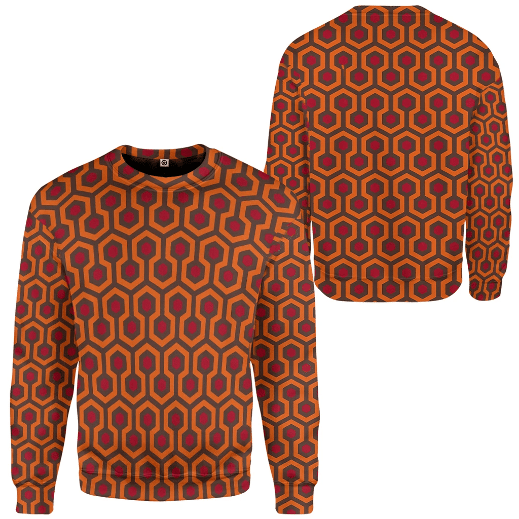  Overlook Hotel Carpet The Shining Custom Cosplay Tshirt Hoodie QT207157Hf