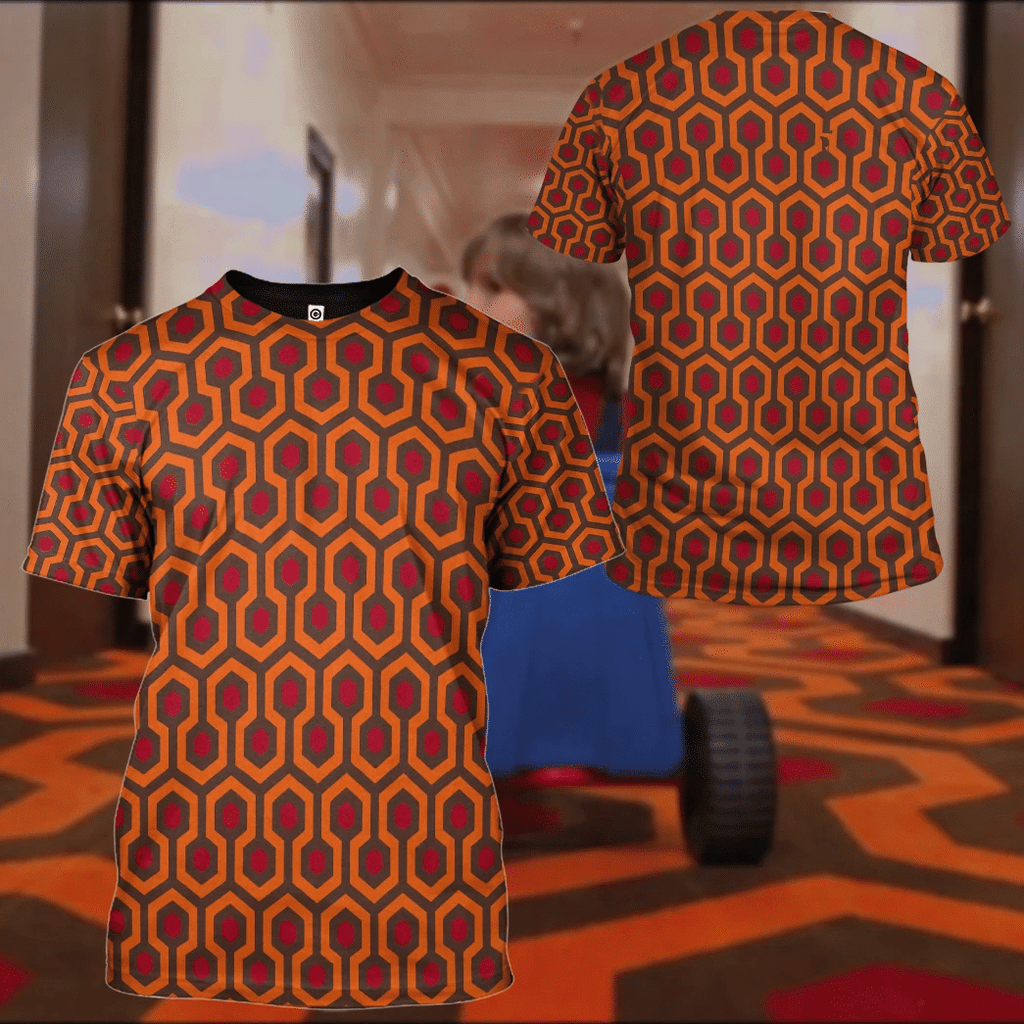 Overlook Hotel Carpet The Shining Custom Cosplay Tshirt Hoodie QT207157Hf