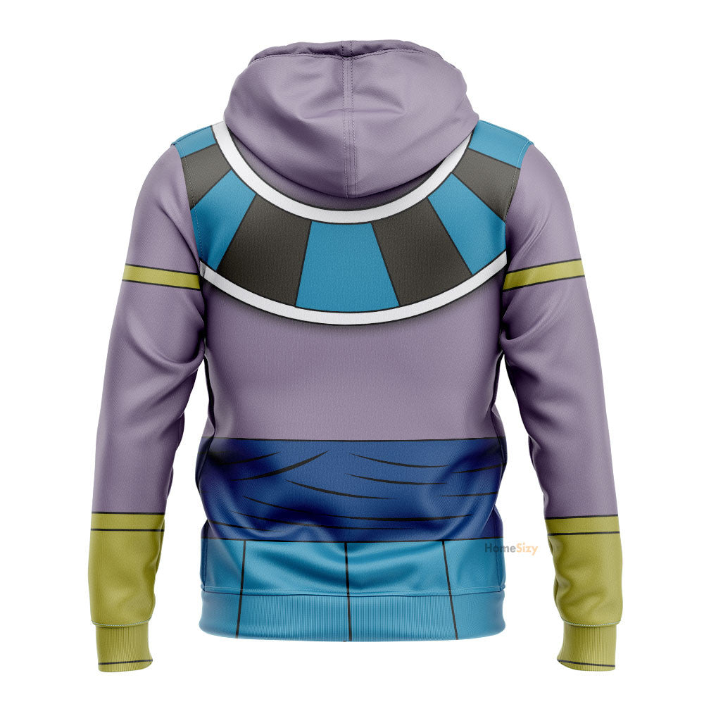 Beerus God Jesus Of Destruction DrBa Custom Cosplay Costume Hoodie QT204160Hc