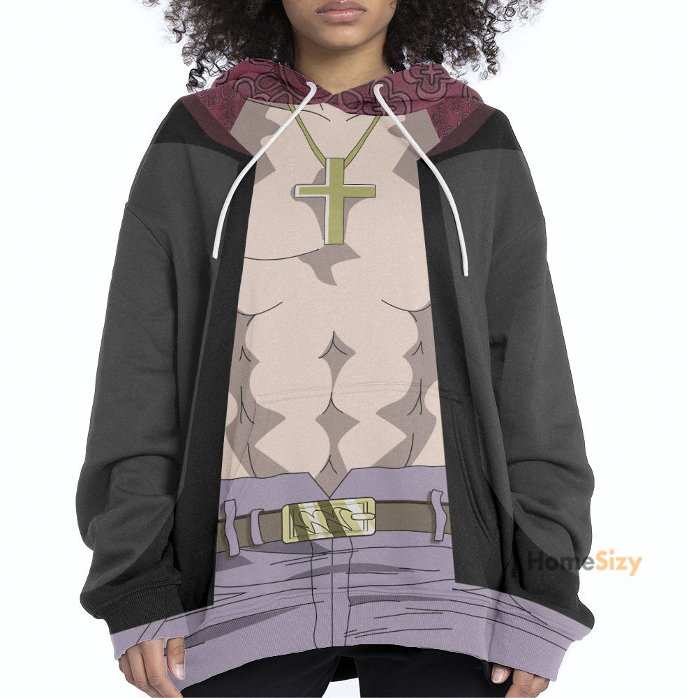  Shichibukai Mihawk OnPi Custom Cosplay Costume Tshirt Hoodie QT305008Hf