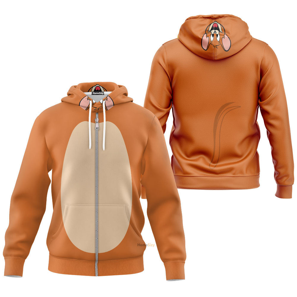 QT208171Zc Tom And Jerry Jerry Custom Cosplay Costume Hoodie