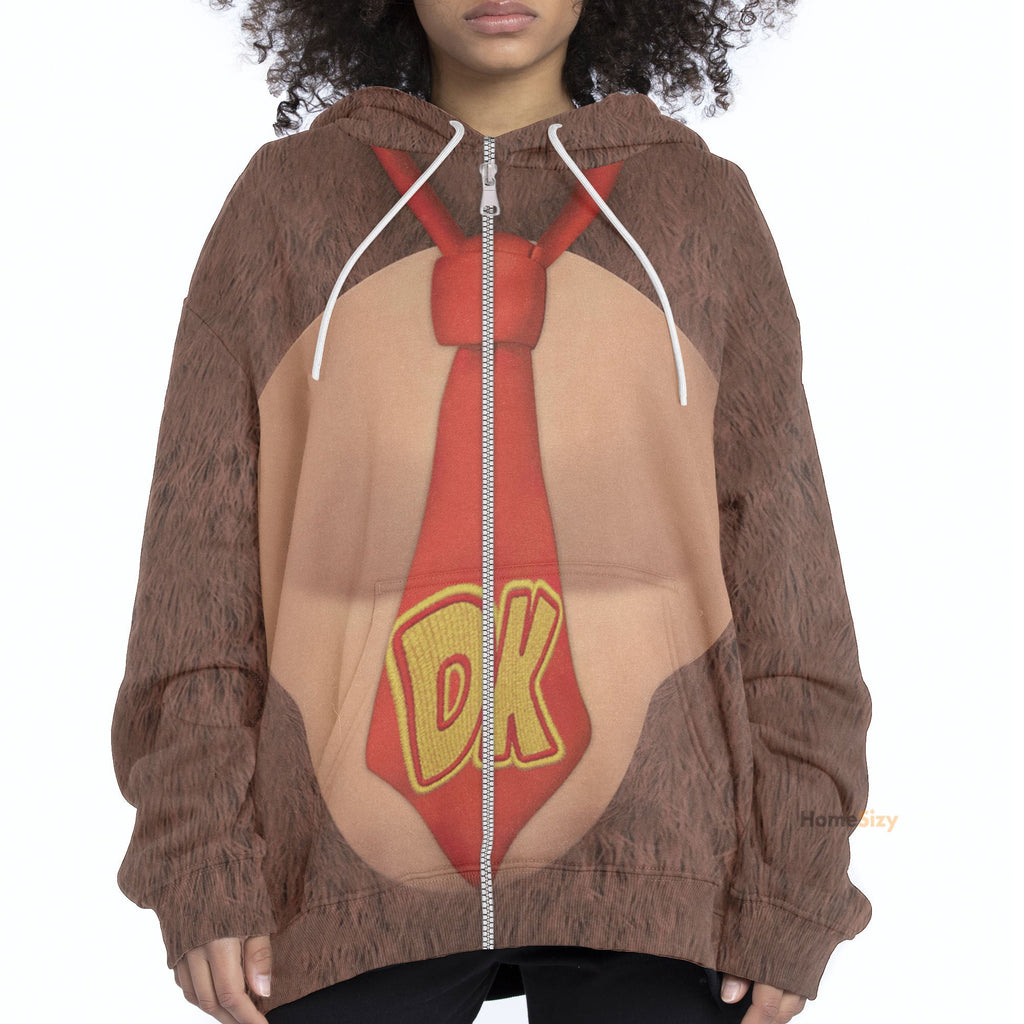  Donkey Kong Custom Cosplay Costume Hoodie QT208514Hg