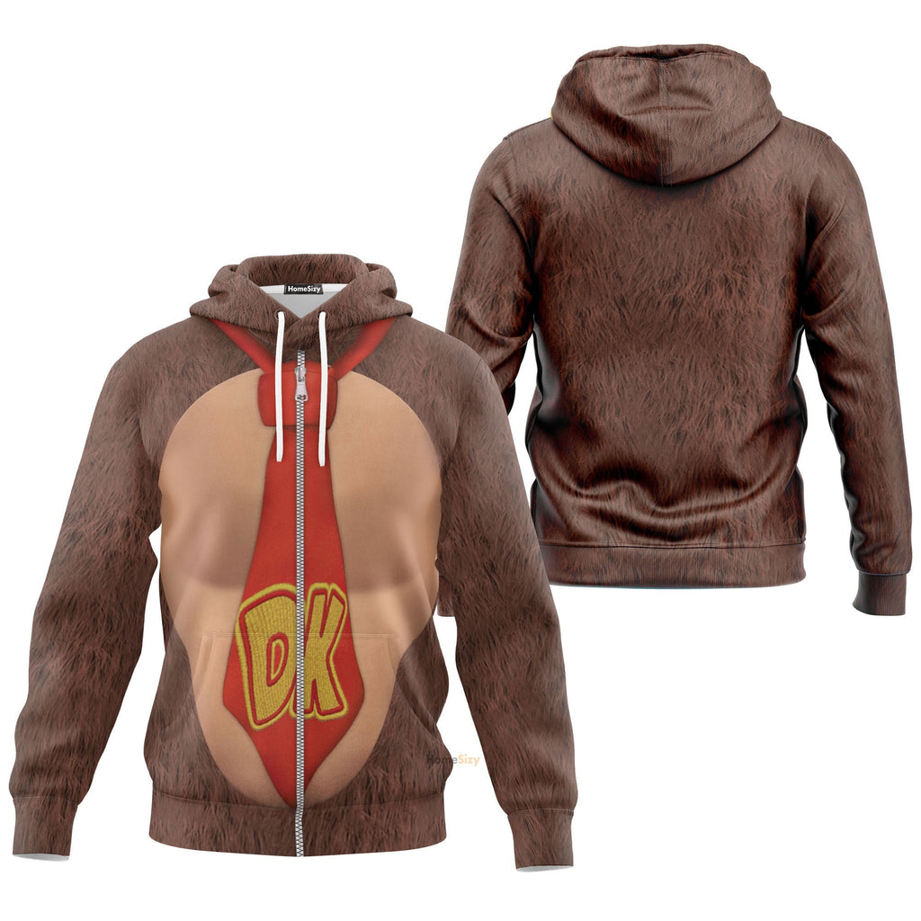  Donkey Kong Custom Cosplay Costume Hoodie QT208514Hg