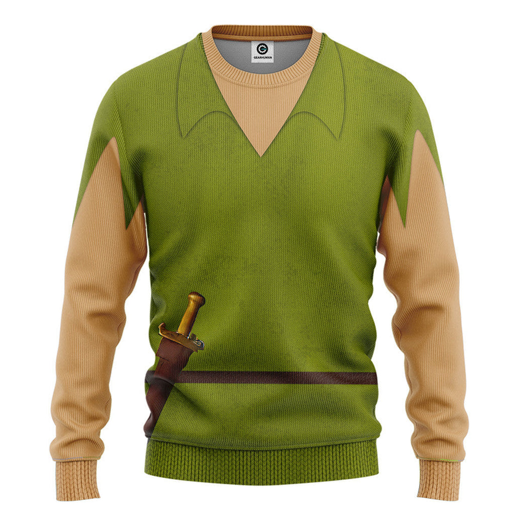  Peter Pan Custom Cosplay Costume Hoodie Tshirt QT209317