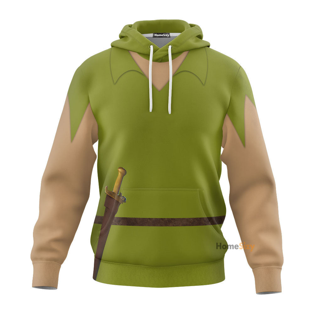  Peter Pan Custom Cosplay Costume Hoodie Tshirt QT209317