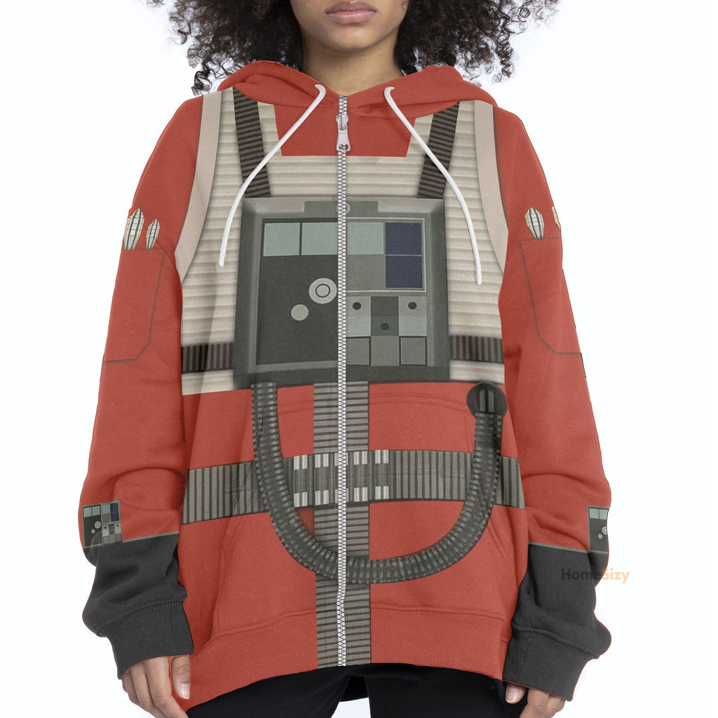  SW Luke Skywalker Pilot Custom Hoodie QT211684Hf