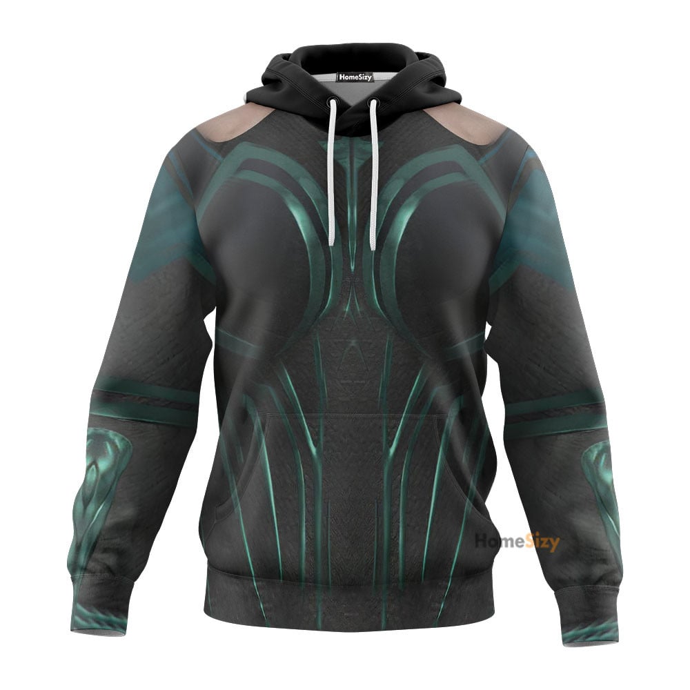  Marvel Hela Odinsdottir Custom Cosplay Costume Tshirt Hoodie QT209003Tf