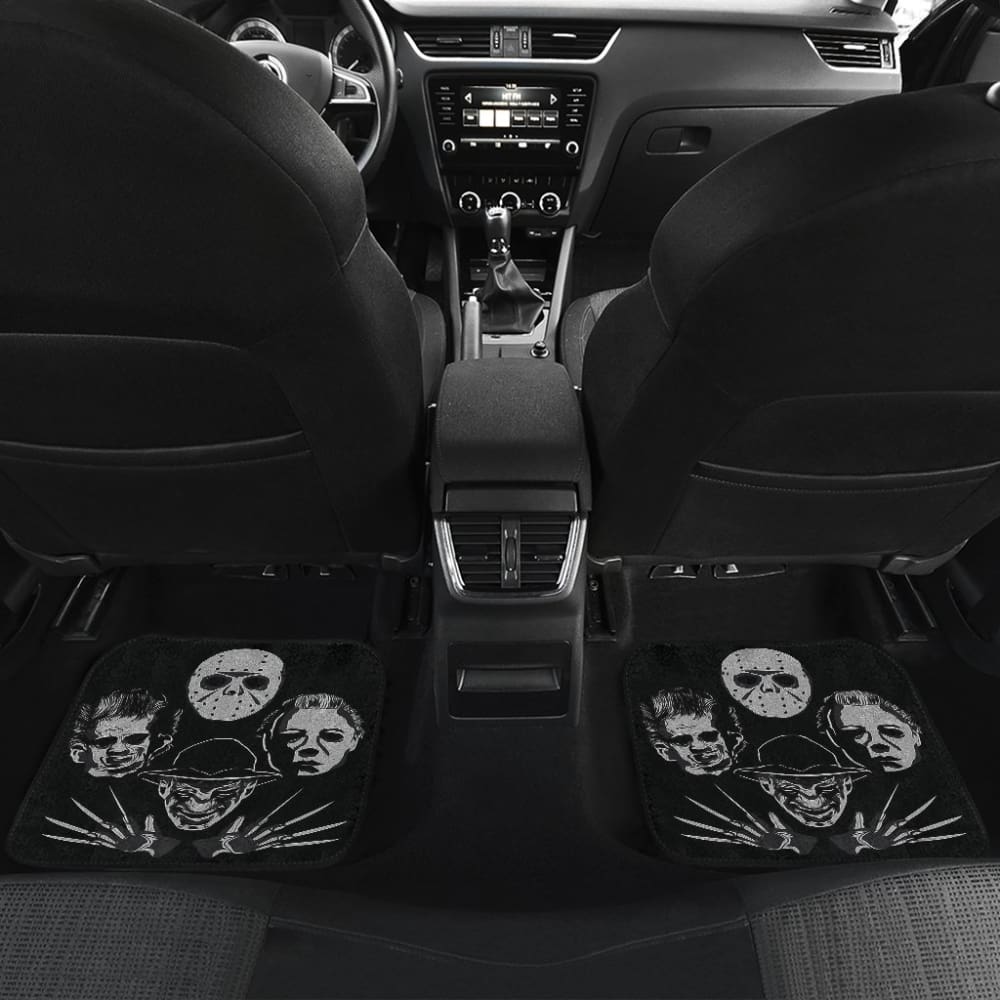 Horror Car Mats Michael Myers Jason Voorhees Freddy Krueger Leatherface Horror Car Floor Mats