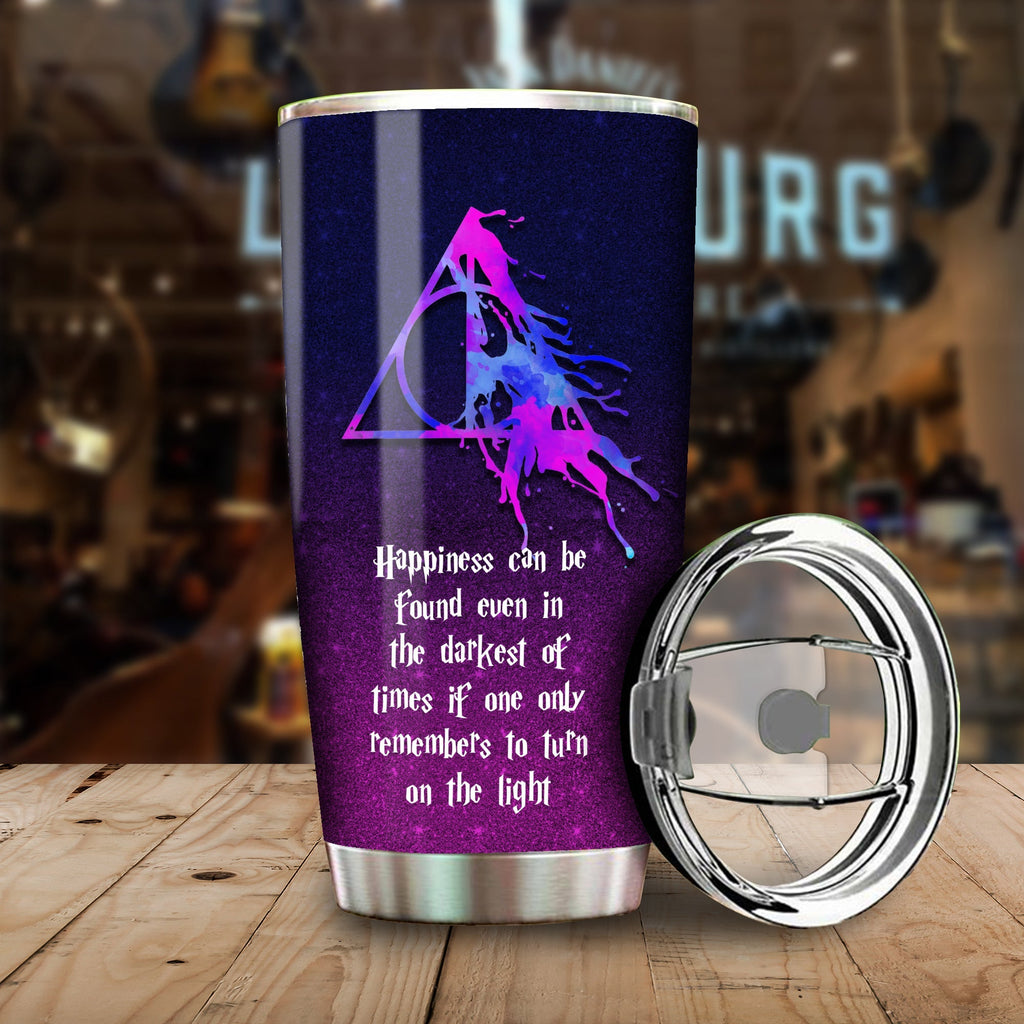  HP Tumbler Happiness Can be Found Even In The Darkest Of Times HP Tumbler Cup Awesome High Quality HP Travel Mug 