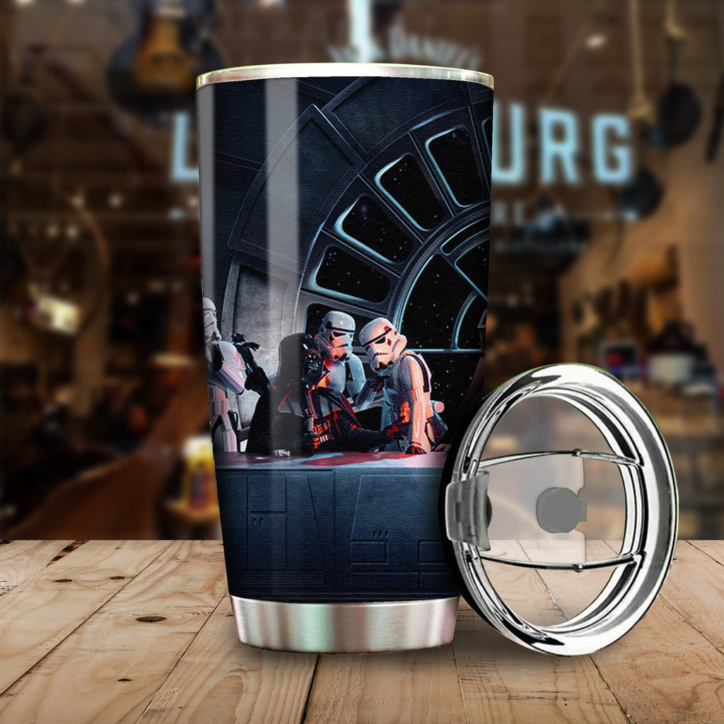 SW D.Vader E.Palpatine Last Supper Tumbler