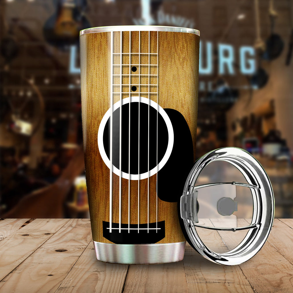 Gifury Guitar Tumbler Guitar Lover Tumbler Cup 20 Oz 30 Oz Guitar Travel Mug 2022