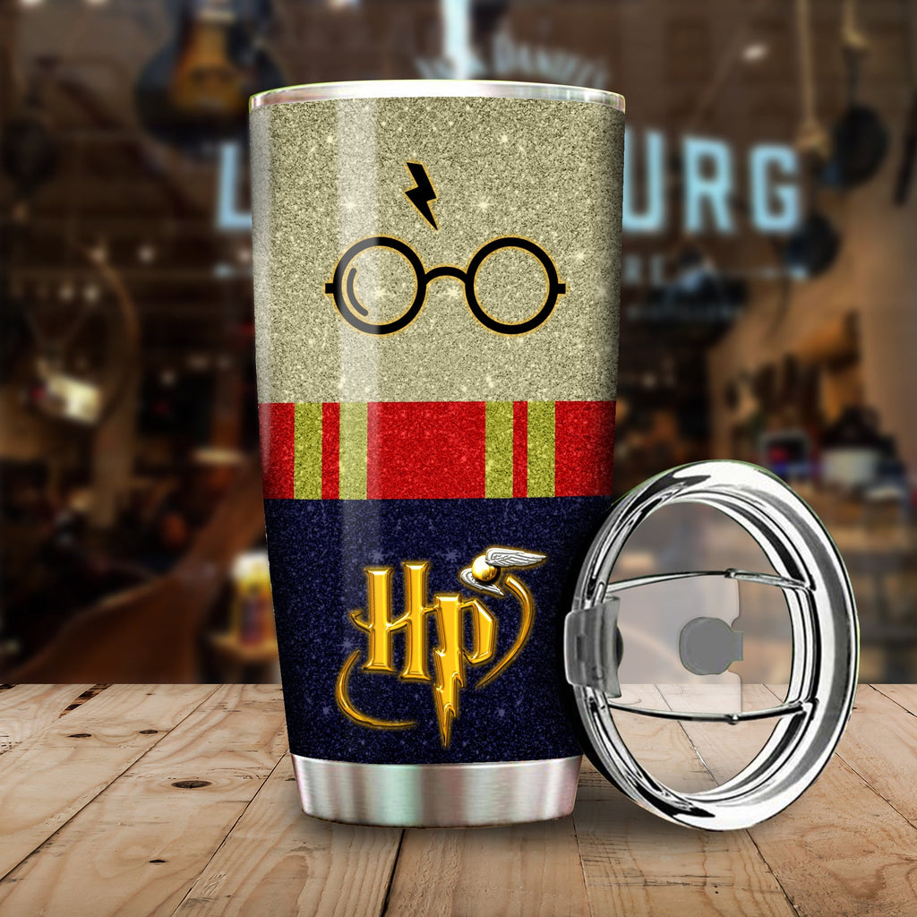  HP Tumbler Harry Magical Symbols Quidditch Potter Tumbler Cup 20 oz High Quality HP Travel Mug 