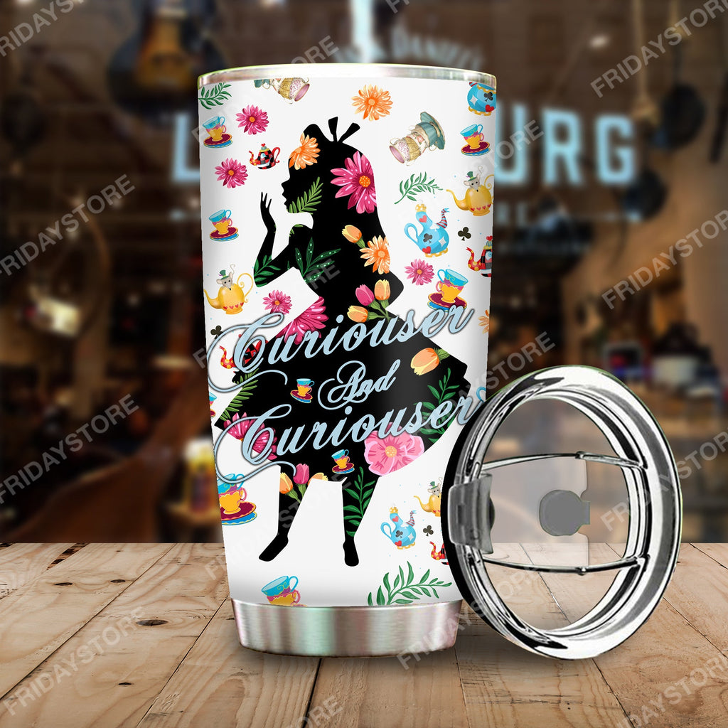 AIW Tumbler Alice in Wonderland Tumbler Cup High Quality DN Travel Mug