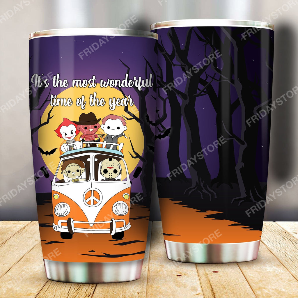  Horror Tumbler Horror Movies It The Most Wonderful Time Of The Year Tumbler Cup Awesome Horror Travel Mug 2023