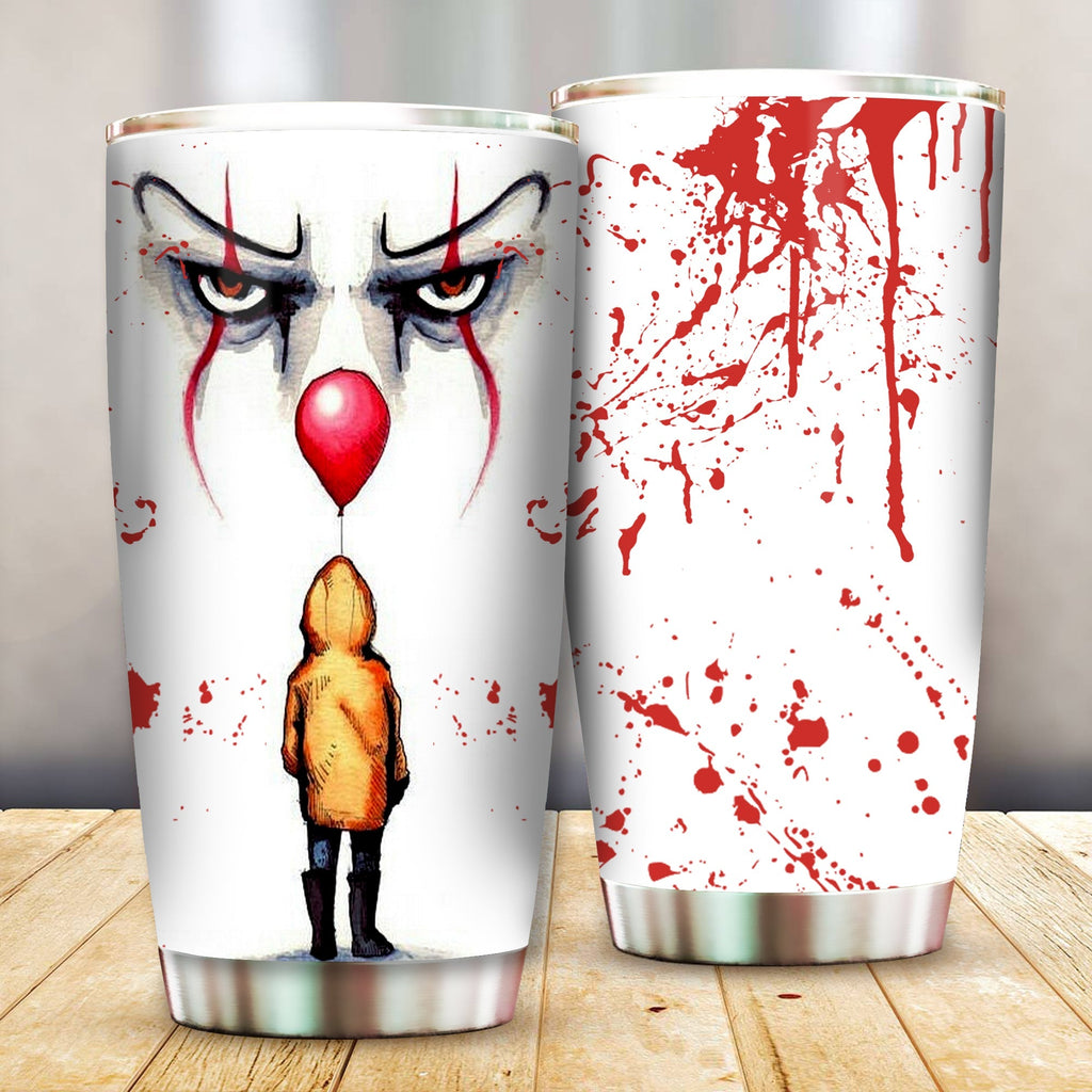  Horror Tumbler It Pennywise S.King's Movie Tumbler Cup Cool Awesome IT Travel Mug 2023