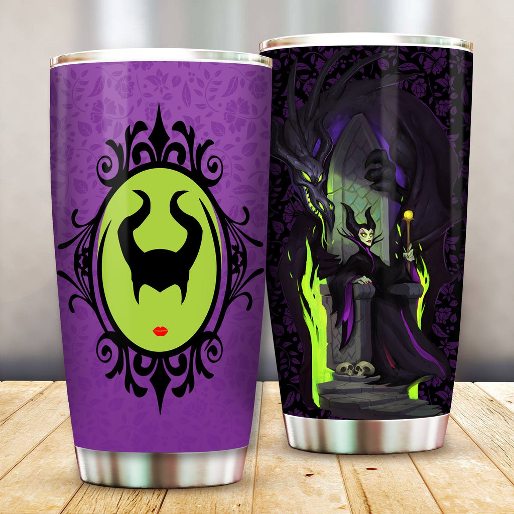 Maleficent Tumbler Maleficent Misstress Of Evil Disney Villains Tumbler Cup Awesome DN Travel Mug