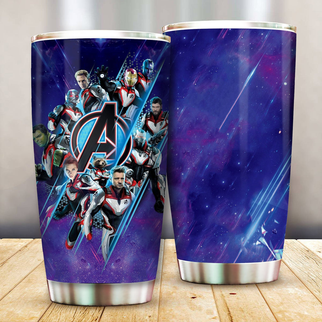  MV Tumbler MV AV Super Heroes Endgame Tumbler Cup Cool High Quality MV Travel Mug 2023