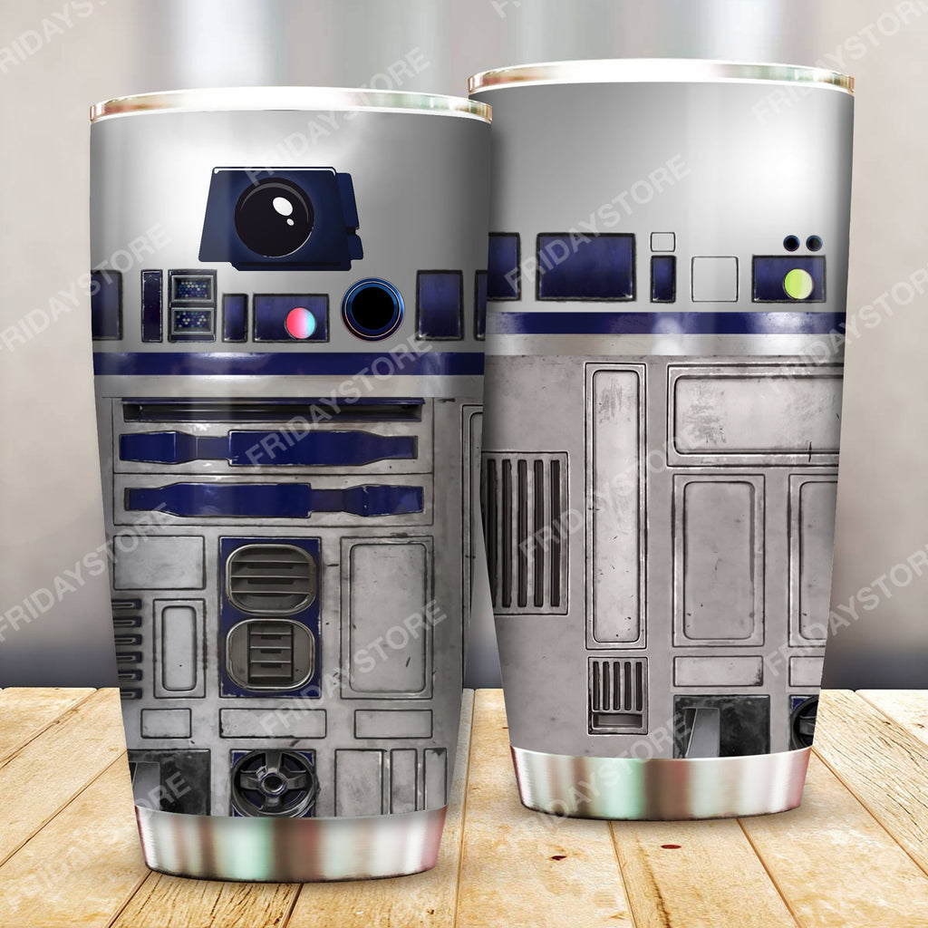  SW Tumbler Star Wars R2D2 Costume Tumbler Cup Cute High Quality SW Travel Mug 2023