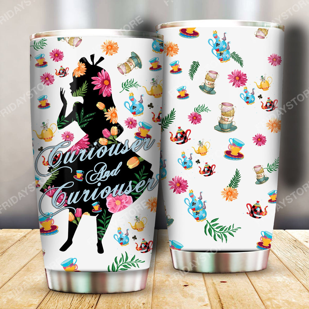 AIW Tumbler Alice in Wonderland Tumbler Cup High Quality DN Travel Mug