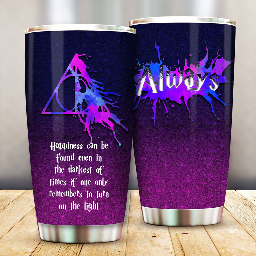  HP Tumbler Happiness Can be Found Even In The Darkest Of Times HP Tumbler Cup Awesome High Quality HP Travel Mug 2023